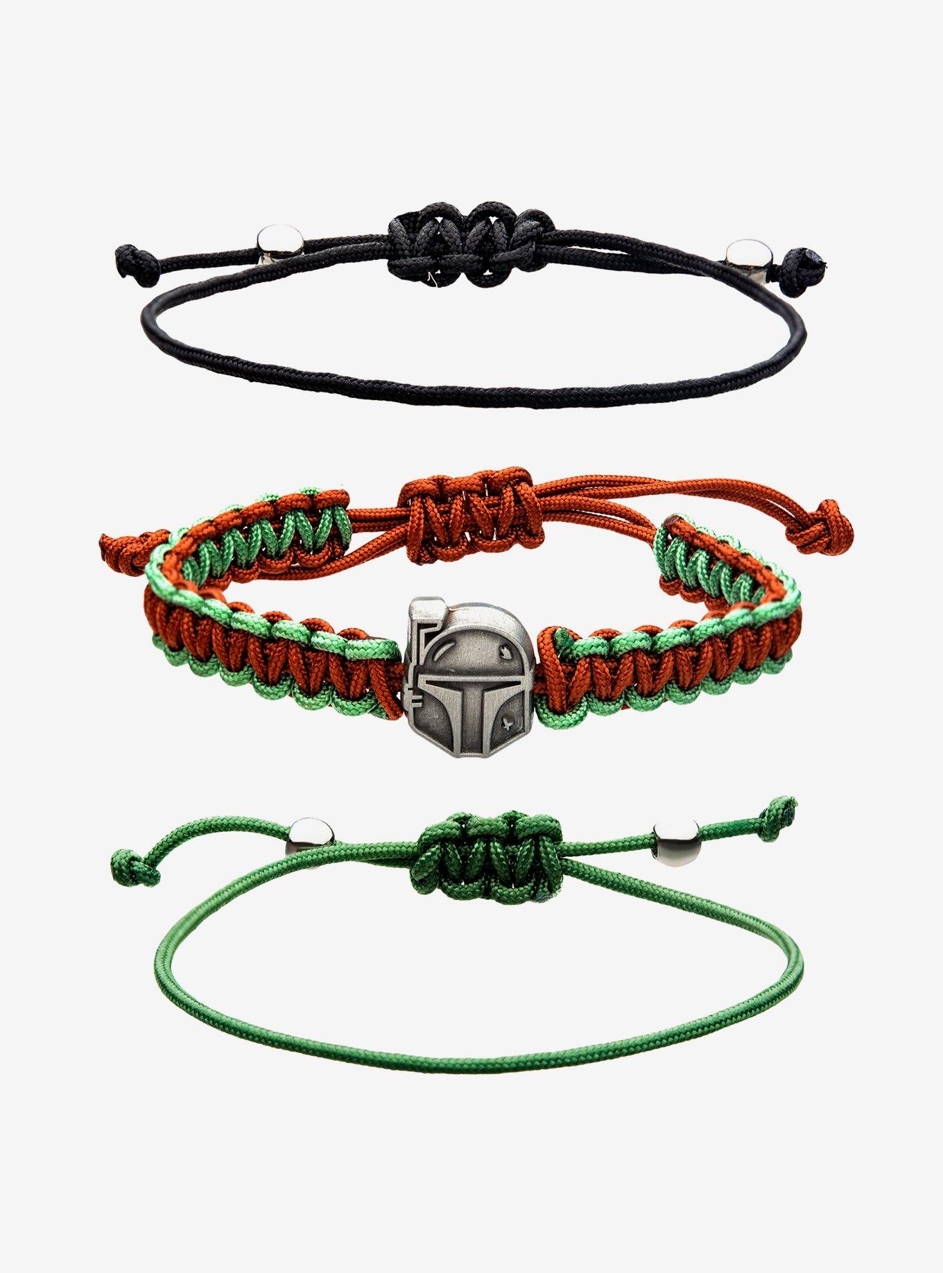 Star Wars Boba Fett Cord Bracelet Set, , hi-res