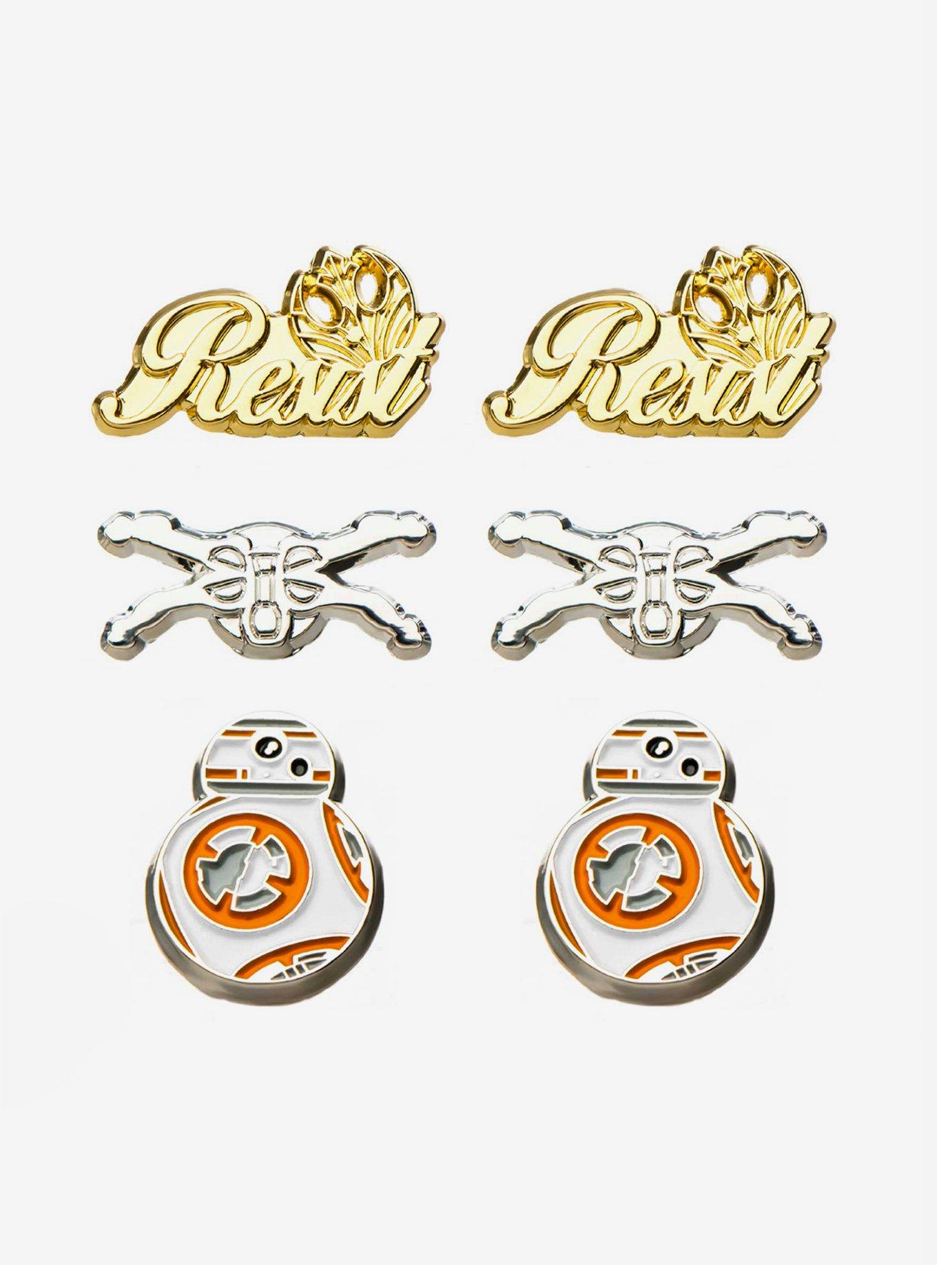 Star Wars: The Last Jedi Resistance Earring Set, , hi-res