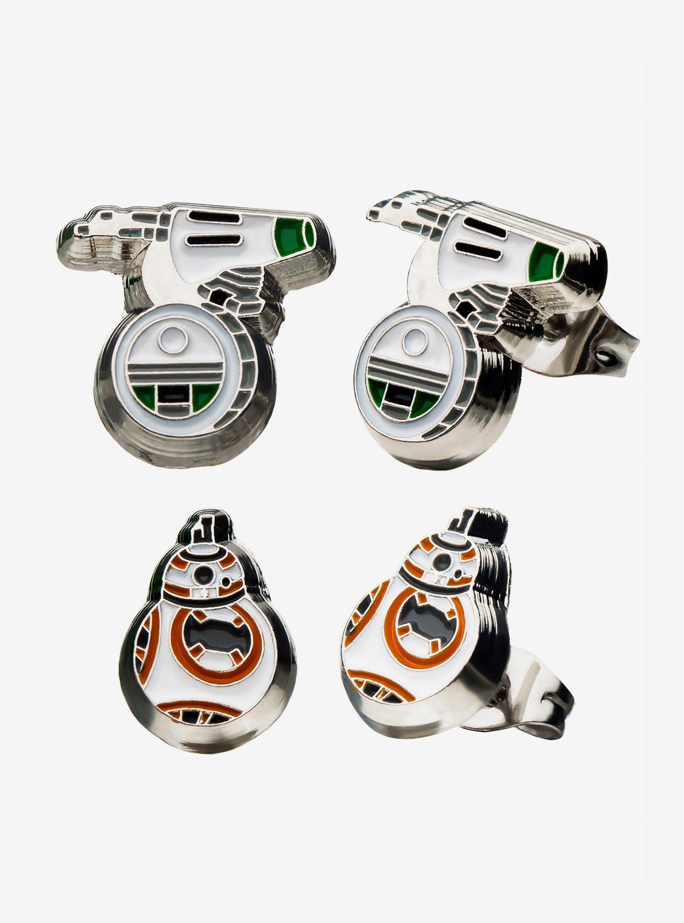 Star Wars: The Rise Of Skywalker D-O & BB-8 Earring Set, , hi-res