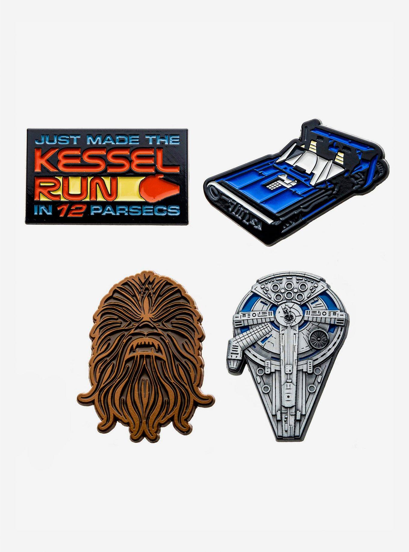 Star Wars Millennium Falcon Enamel Pin Set, , hi-res