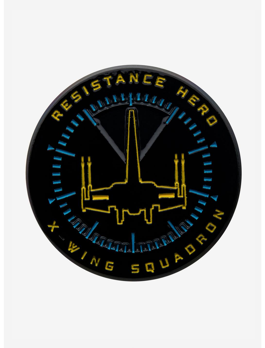 Star Wars Resistance X-Wing Gold-In-The-Dark Enamel Pin, , hi-res