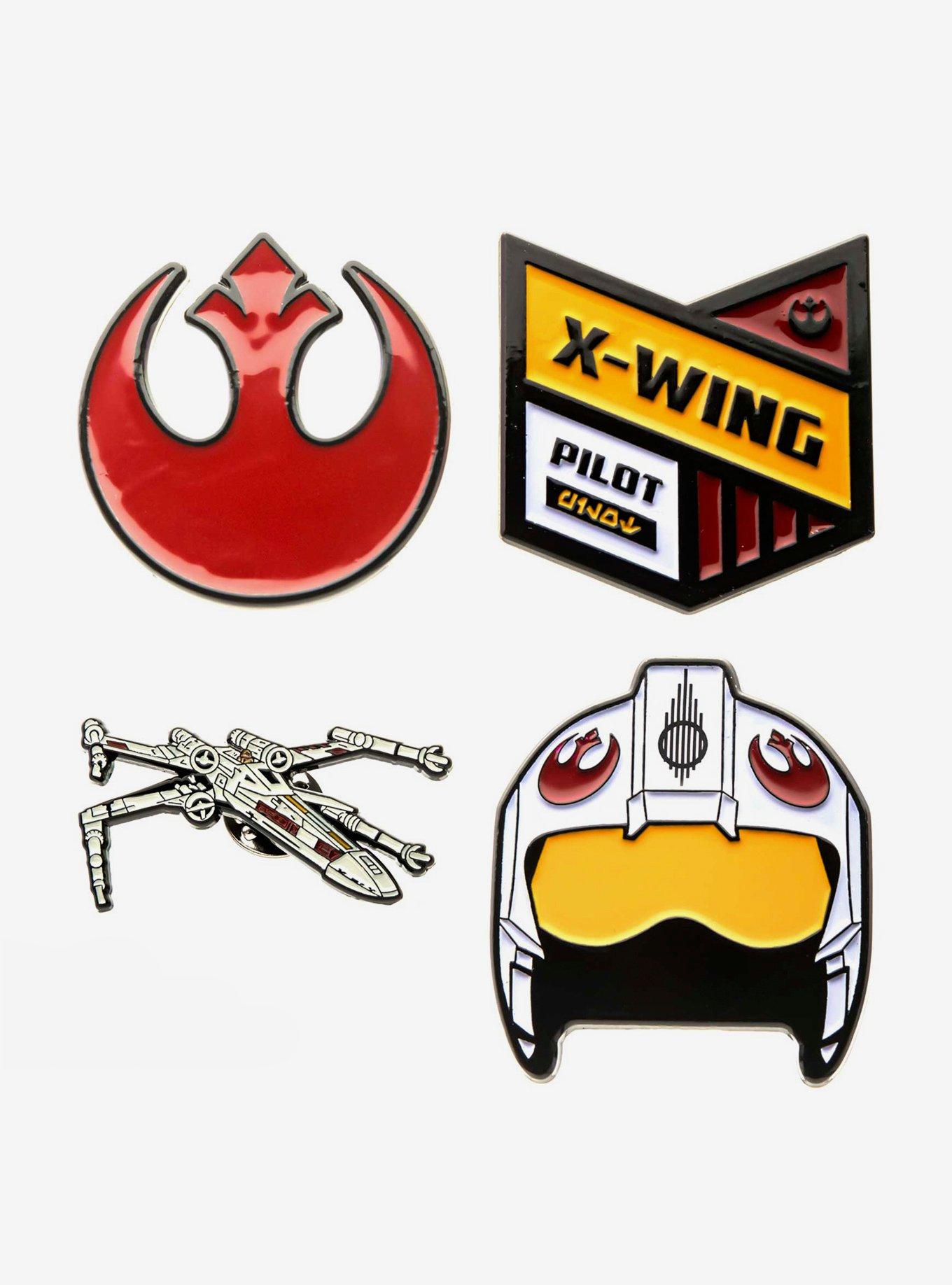 Star Wars Rebel Alliance X-Wing Fighter Enamel Pin Set, , hi-res
