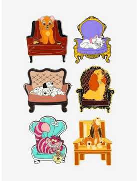 Loungefly Disney Lounging Pets Blind Box Enamel Pin - BoxLunch Exclusive, , hi-res
