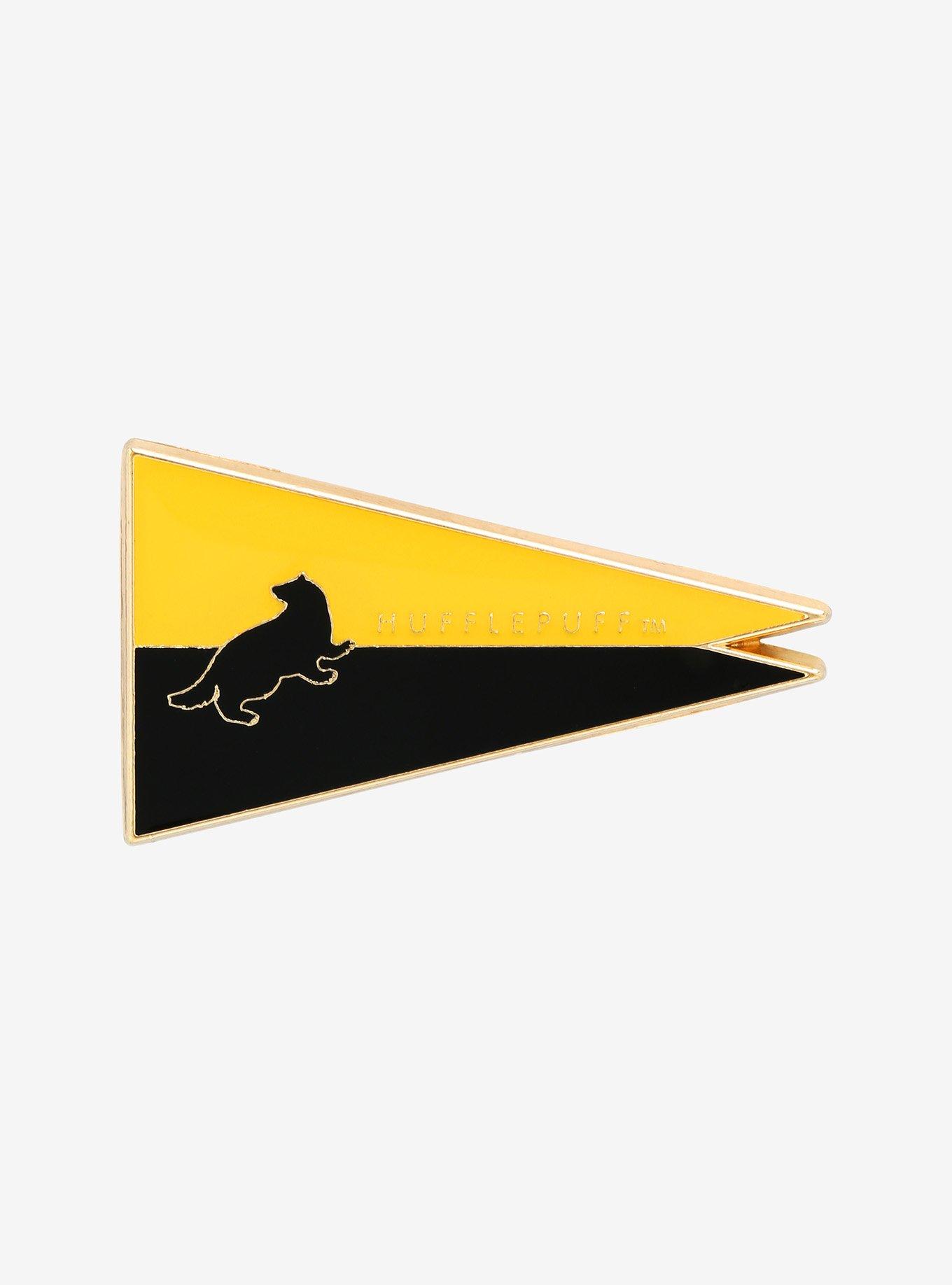 Loungefly Harry Potter Hufflepuff Pennant Flag Enamel Pin - BoxLunch Exclusive, , hi-res