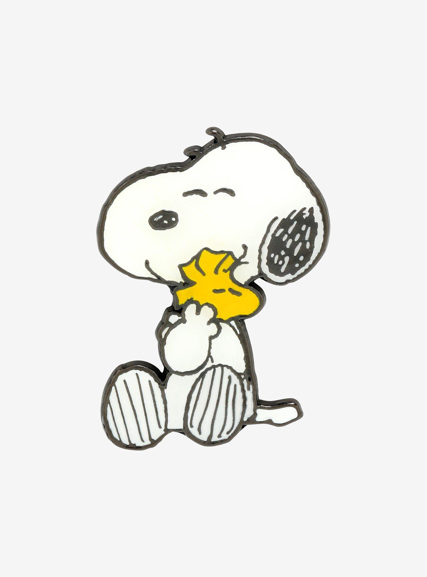 Peanuts Snoopy & Woodstock Enamel Pin - BoxLunch Exclusive, , hi-res