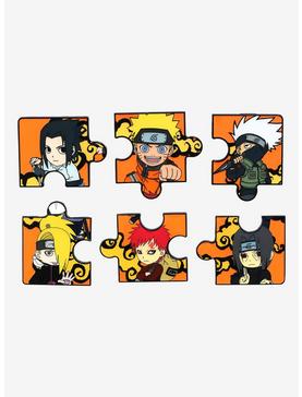 Naruto Shippuden Chibi Characters Puzzle Blind Box Enamel Pin - BoxLunch Exclusive, , hi-res