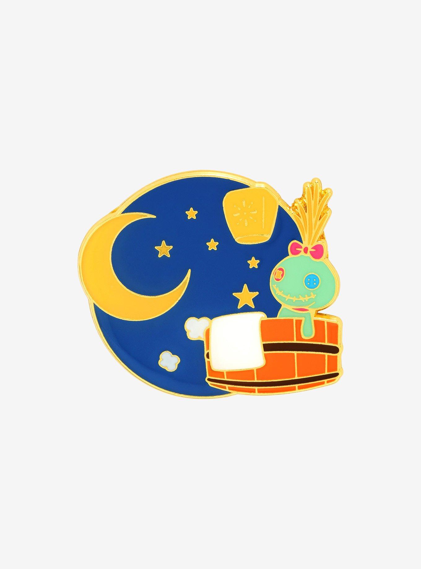 Loungefly Disney Lilo & Stitch Scrump at the Spa Enamel Pin - BoxLunch Exclusive, , hi-res