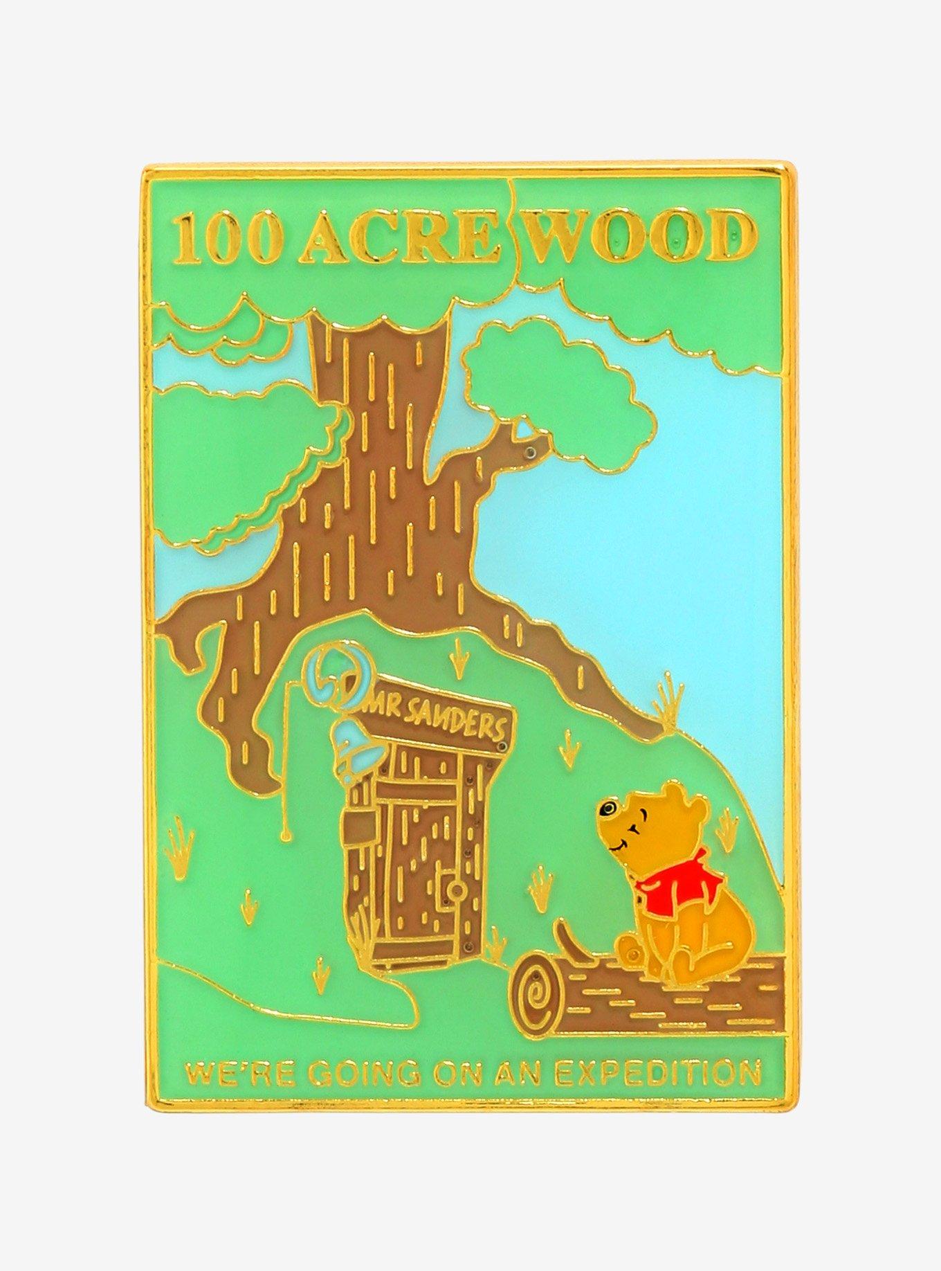 Loungefly Disney Winnie the Pooh 100 Acre Wood Tourism Enamel Pin -  BoxLunch Exclusive