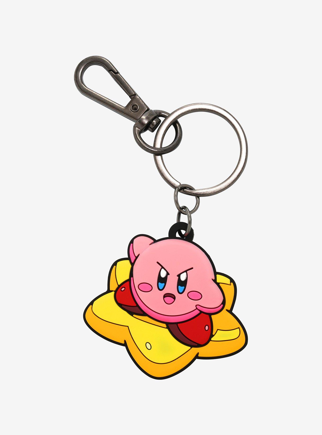 Nintendo Kirby Warp Star Keychain - BoxLunch Exclusive, , hi-res