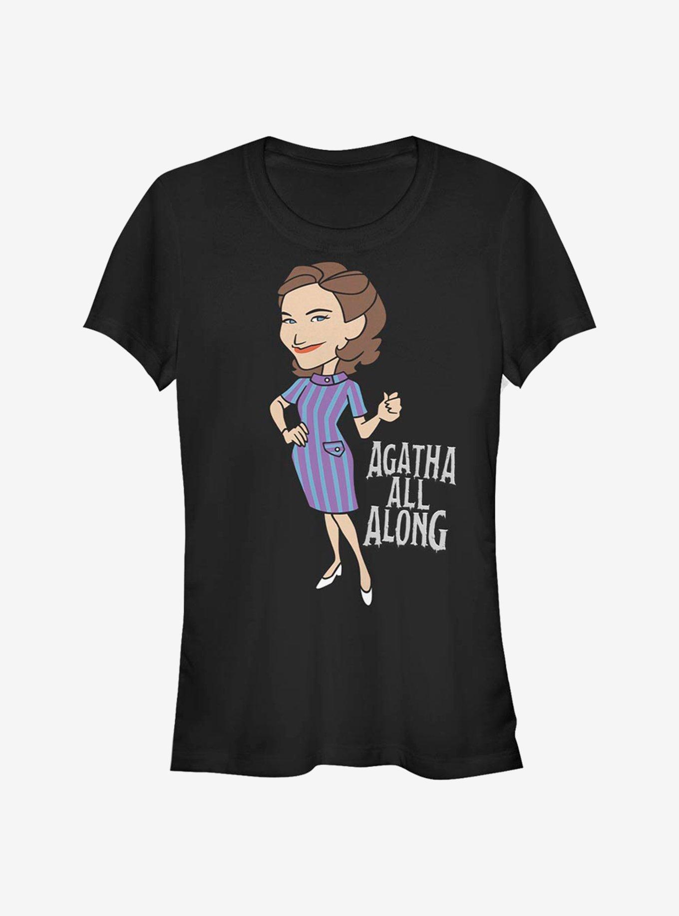 Marvel WandaVision Agatha All Along Girls T-Shirt, BLACK, hi-res