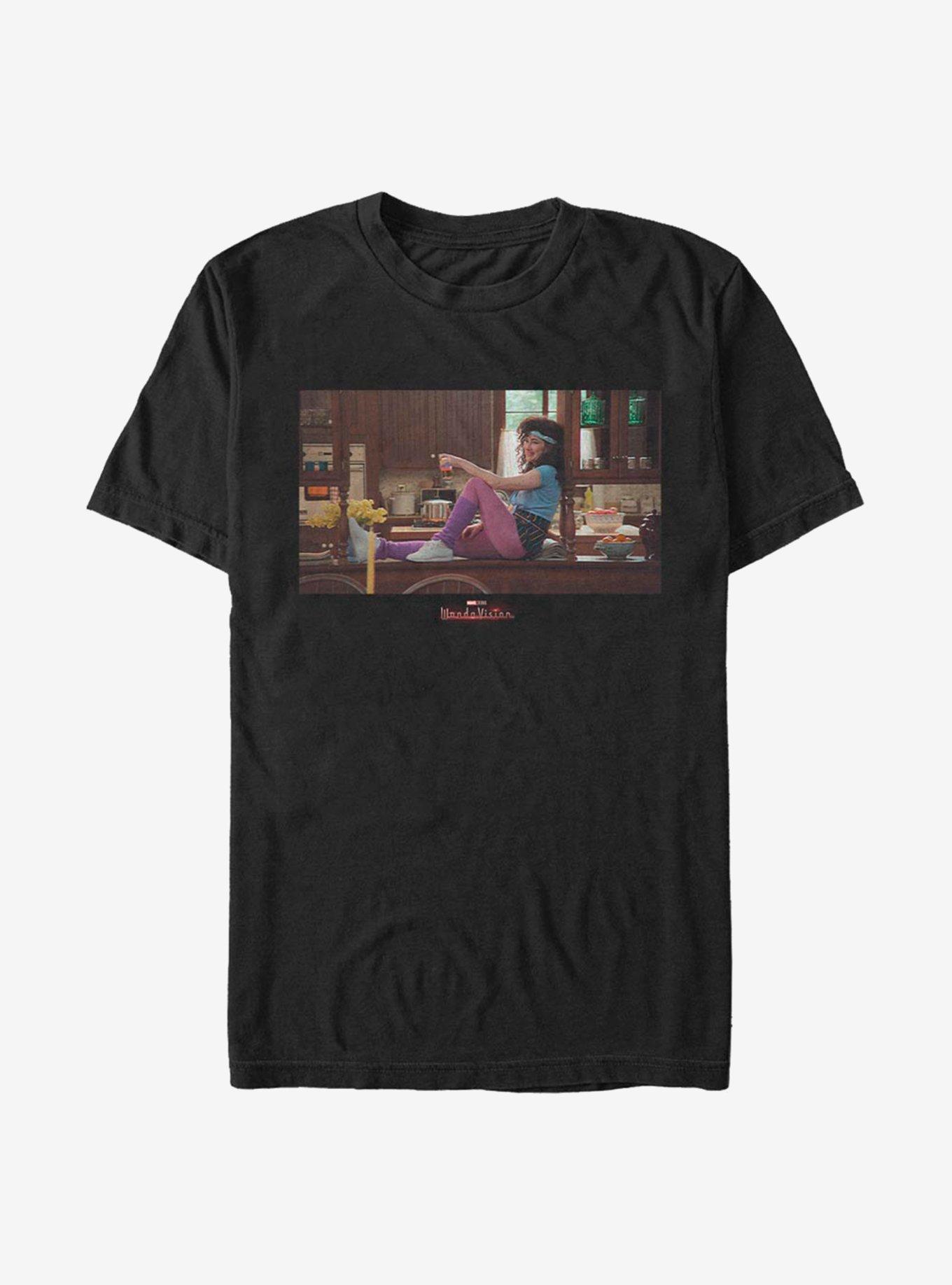 Marvel Wandavision Nosy Neighbor Agnes T-Shirt, BLACK, hi-res