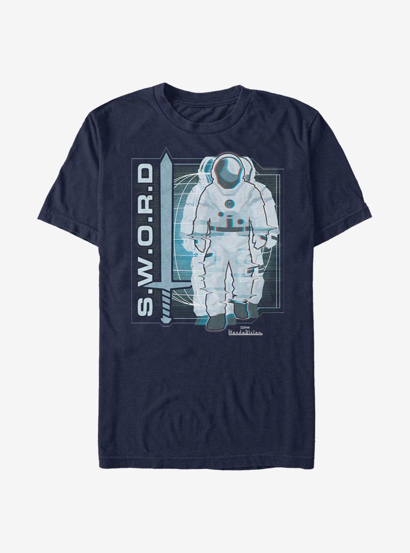 Marvel WandaVision S.W.O.R.D Suit T-Shirt, NAVY, hi-res