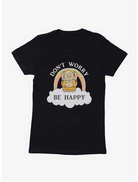 Bitty Buda Don't Worry Be Happy Logo Womens T-Shirt, , hi-res