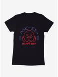 Bitty Buda Happy Day Logo Womens T-Shirt, BLACK, hi-res