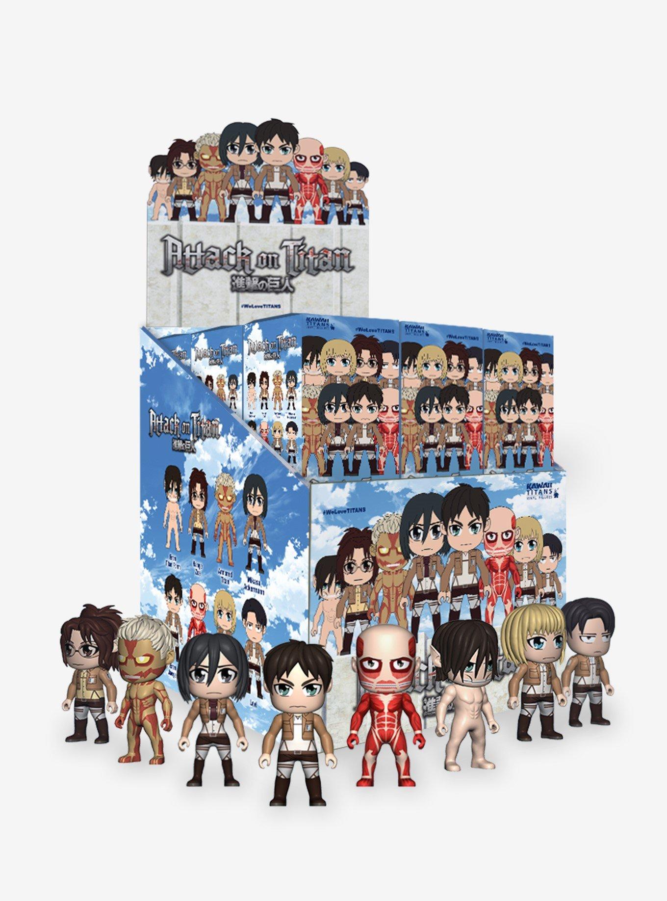 TLS X Attack on Titan: Mini Figure Wave 1 Blind Mystery Box Display (12) -  Atomic Empire