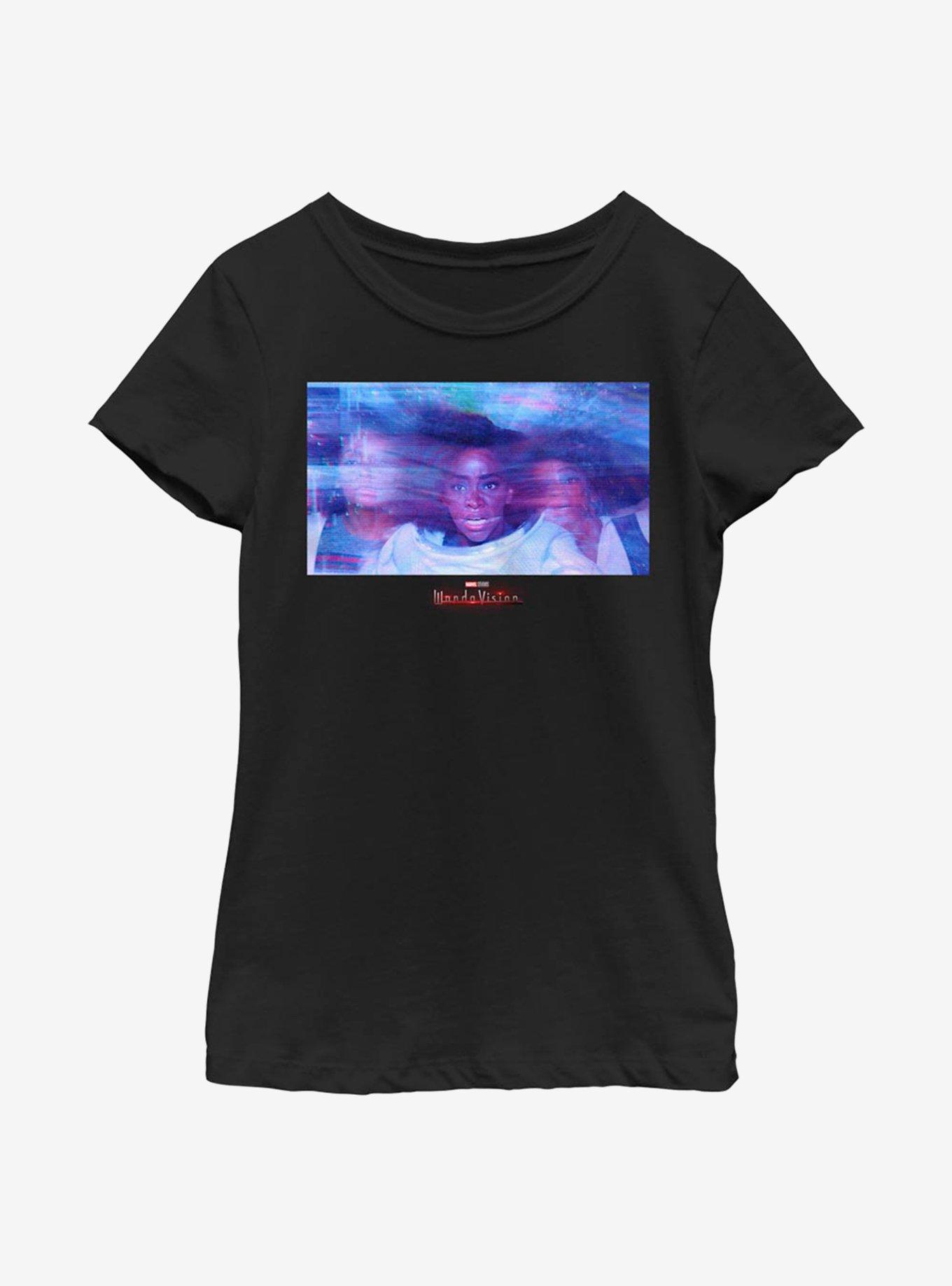 Marvel WandaVision Rambeau Glitch Youth Girls T-Shirt, BLACK, hi-res