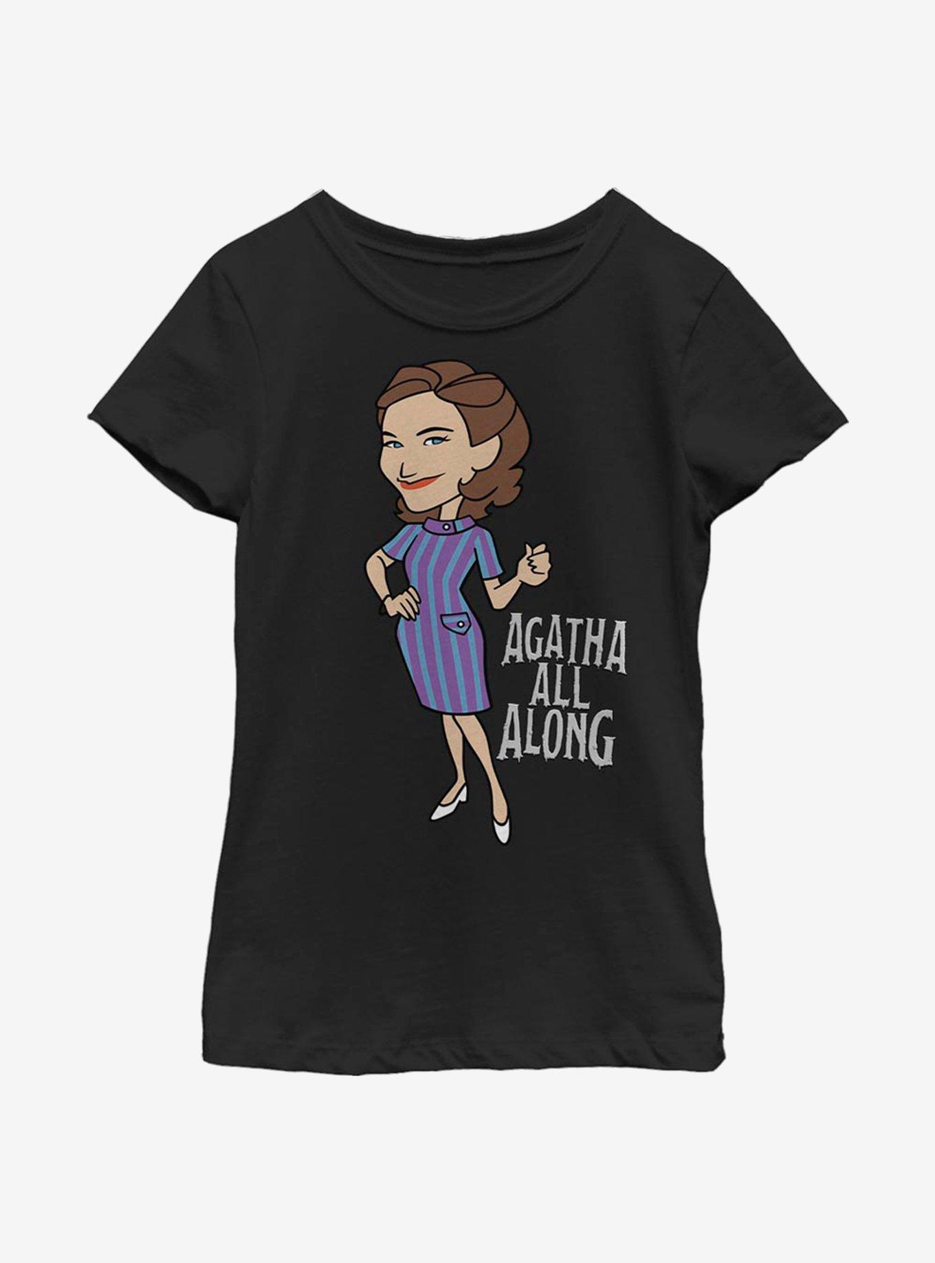 Marvel WandaVision Agatha All Along Youth Girls T-Shirt, , hi-res