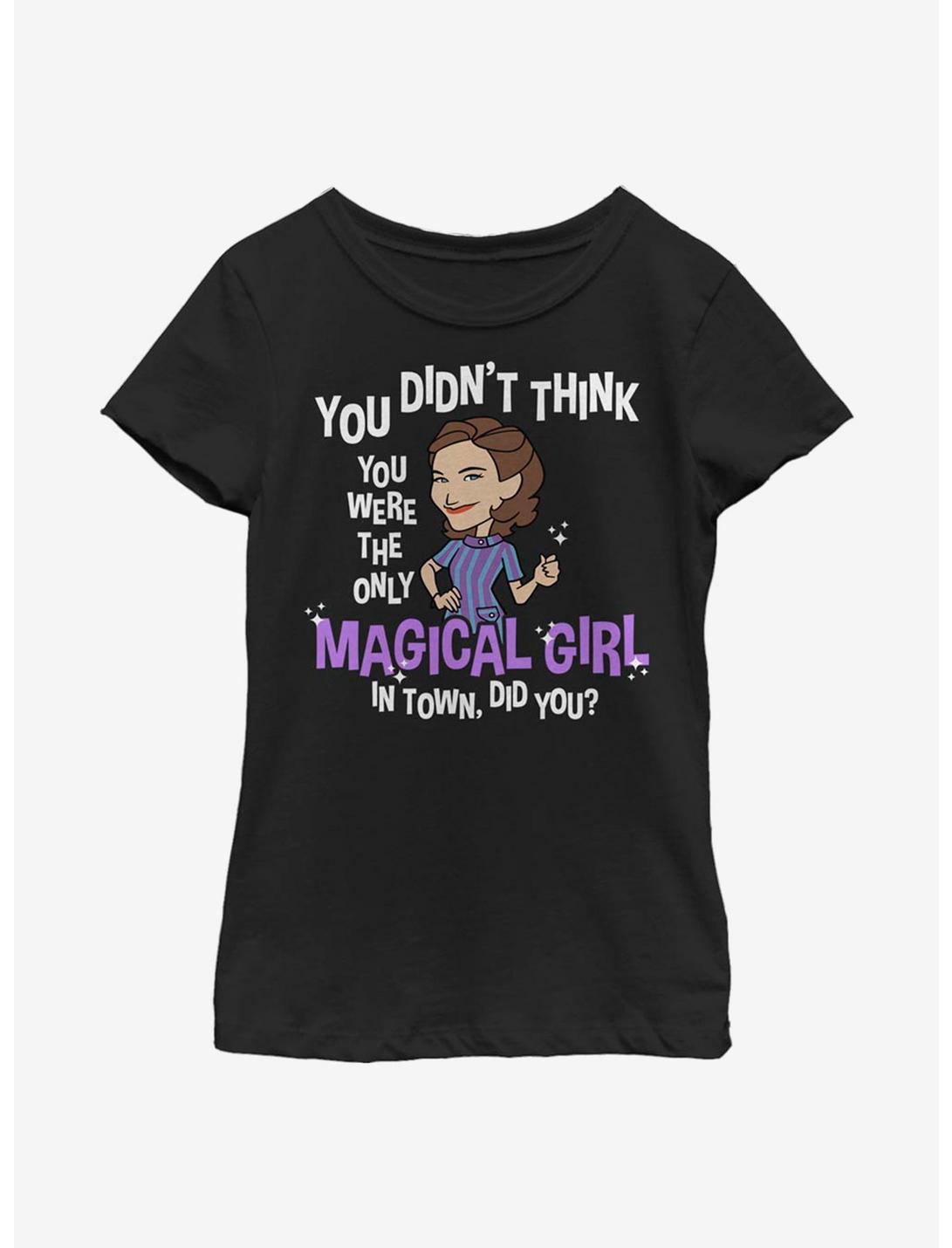 Marvel WandaVision Magical Girl Agatha Youth Girls T-Shirt, BLACK, hi-res