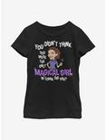 Marvel WandaVision Magical Girl Agatha Youth Girls T-Shirt, BLACK, hi-res