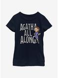 Marvel WandaVision Agatha All Along Youth Girls T-Shirt, NAVY, hi-res