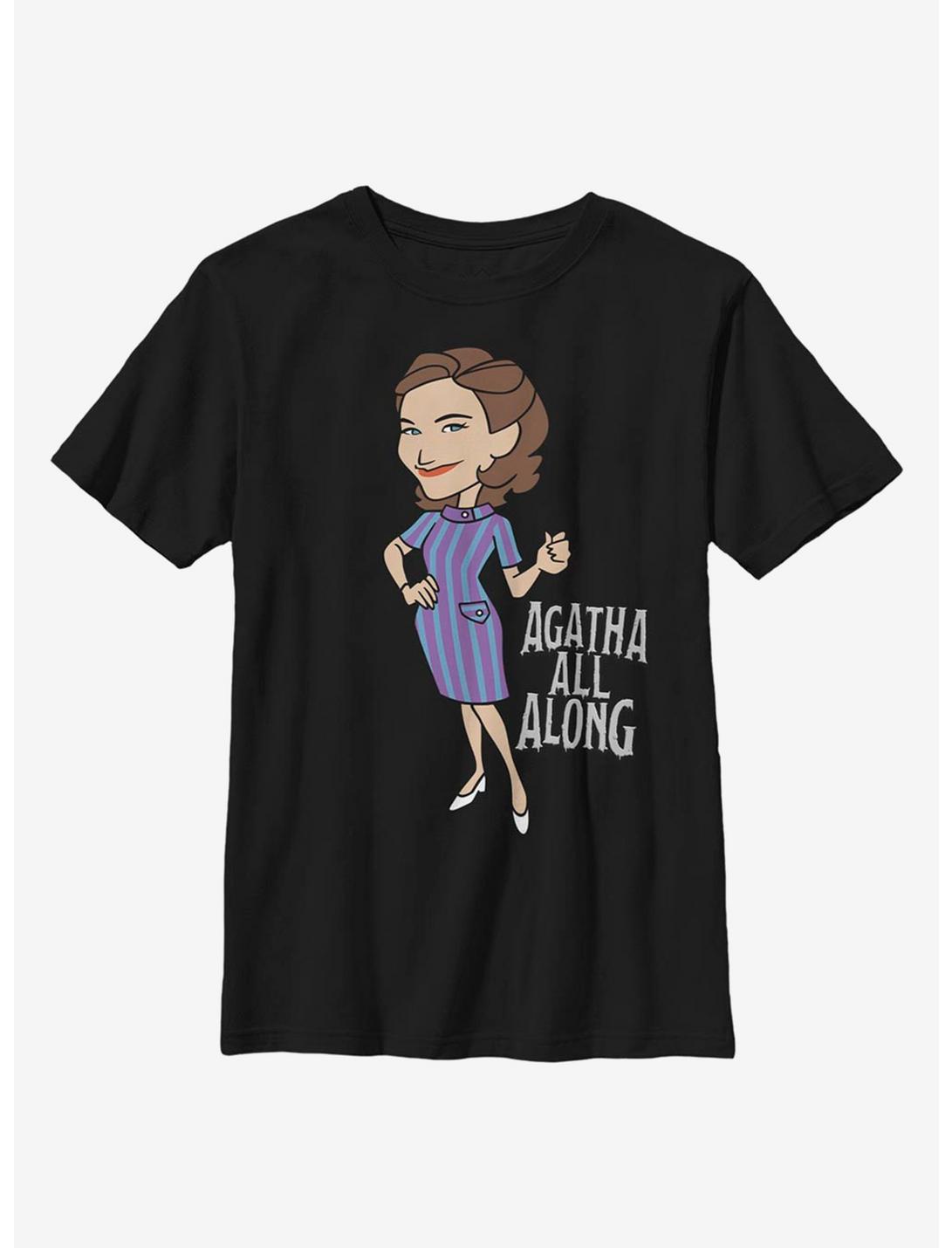 Marvel WandaVision Agatha All Along Youth T-Shirt, BLACK, hi-res