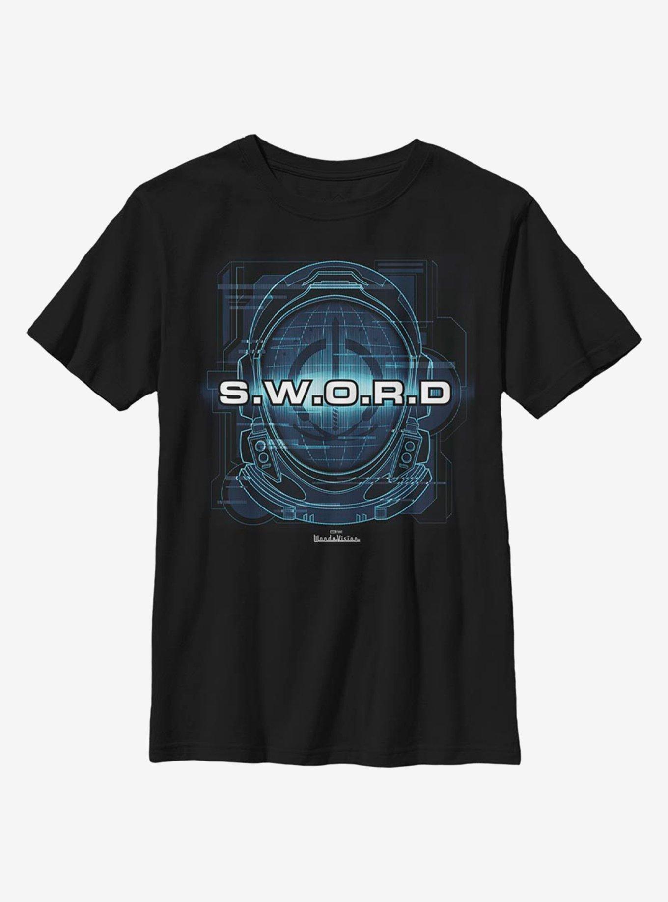 Marvel WandaVision S.W.O.R.D At Work Youth T-Shirt, , hi-res