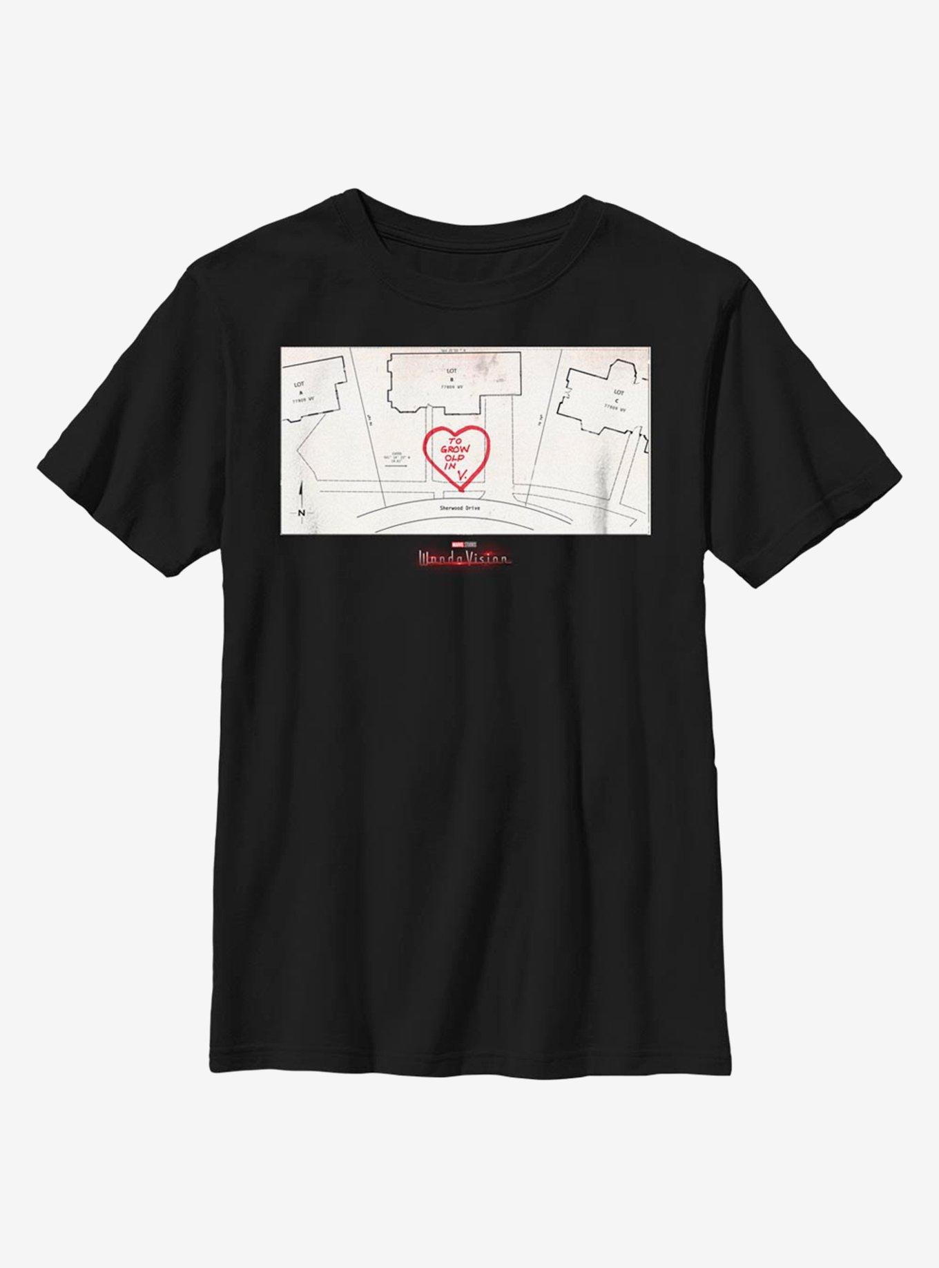 Marvel WandaVision To Grow Old In Youth T-Shirt, BLACK, hi-res