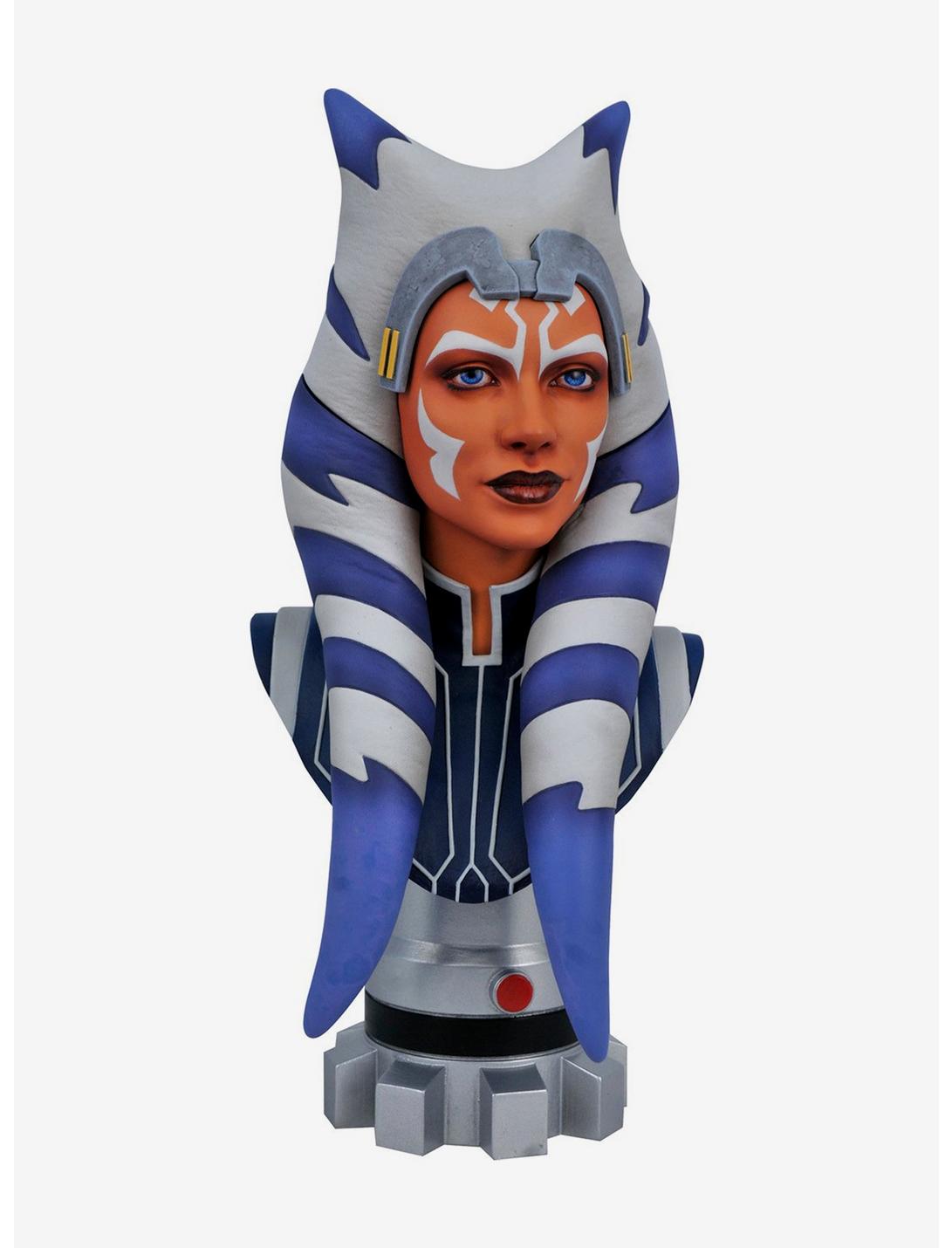 Diamond Select Toys Star Wars: The Clone Wars Legends In 3D Ahsoka Tano 1/2 Scale Bust, , hi-res