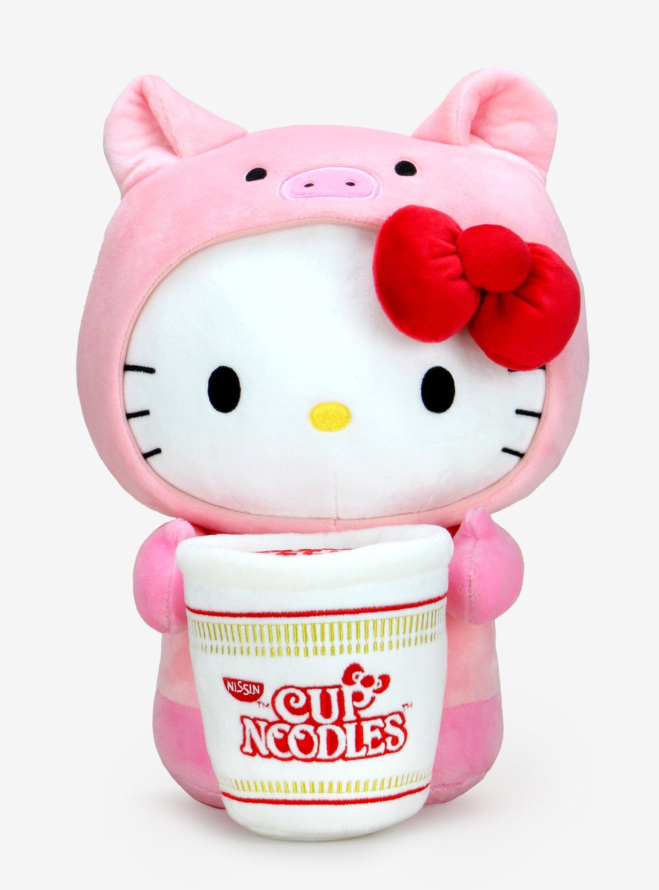 Nissin Cup Noodles X Hello Kitty Pig Costume Plush