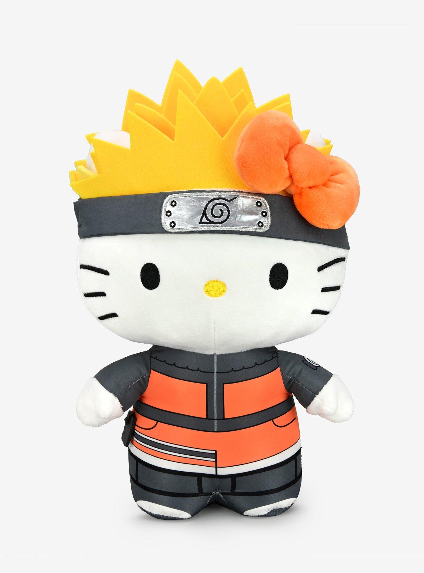 Hot Topic Naruto Shippuden X Hello Kitty And Friends Group Tie-Dye T-Shirt