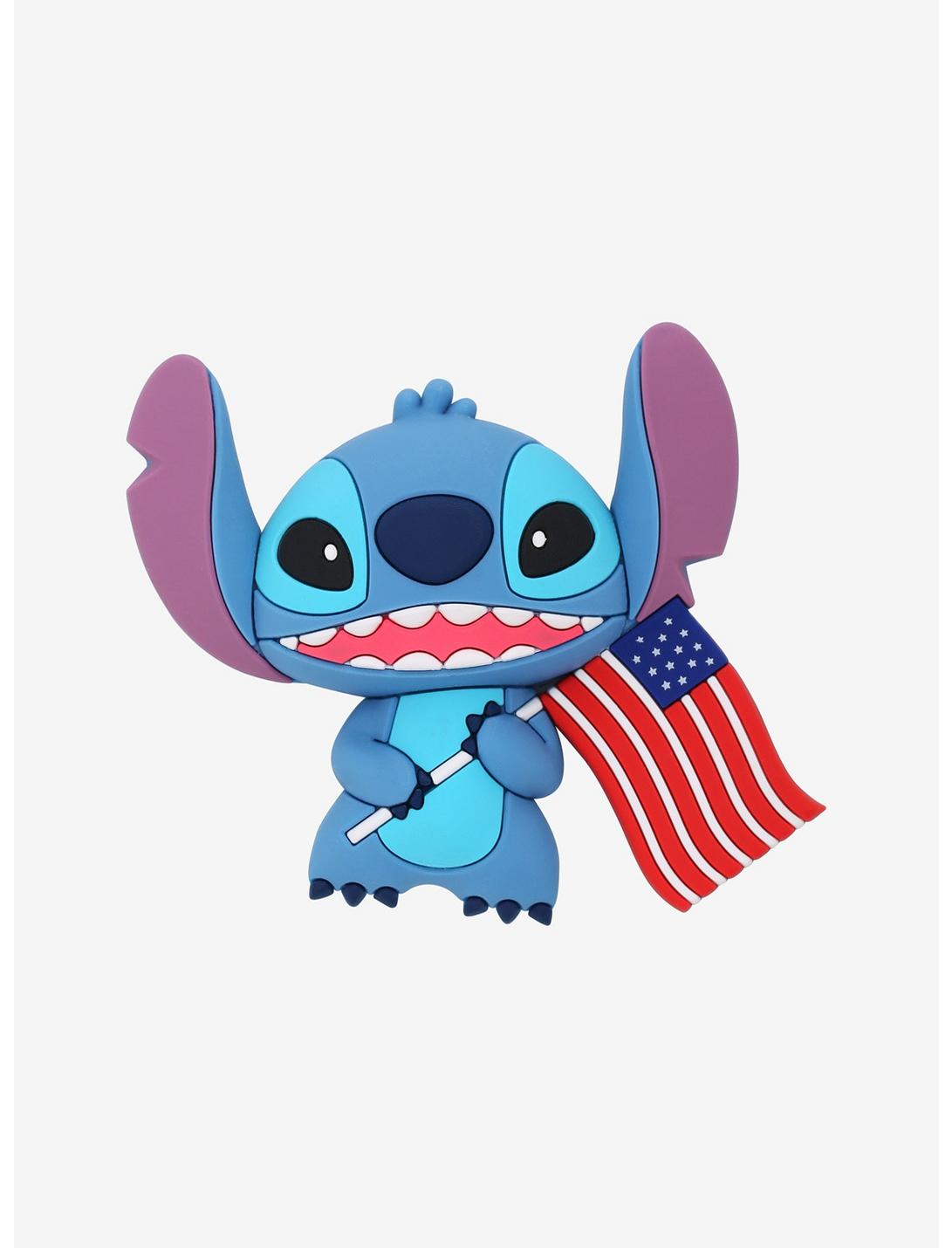 Disney Lilo & Stitch American Flag Magnet, , hi-res