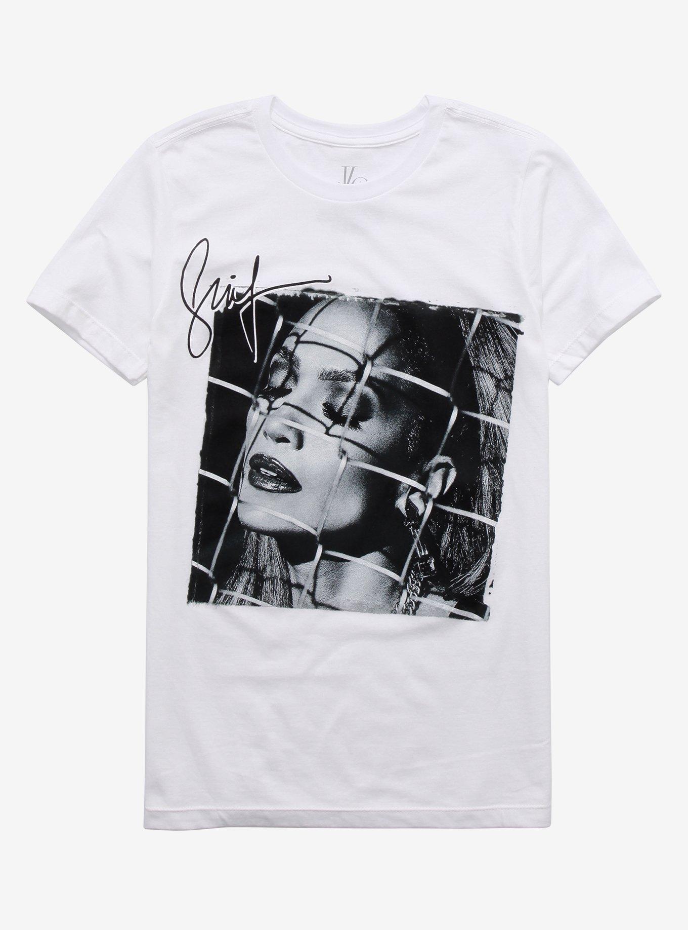 J.Lo Black & White Photo Girls T-Shirt, BRIGHT WHITE, hi-res