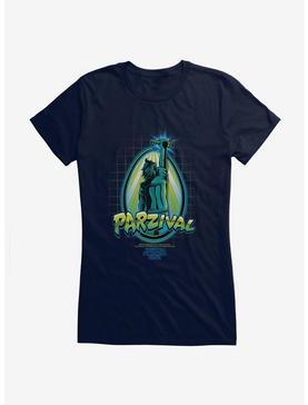 Ready Player One Parzival Retro Girls T-Shirt, NAVY, hi-res