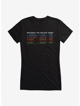 Ready Player One Score Board Girls T-Shirt, BLACK, hi-res