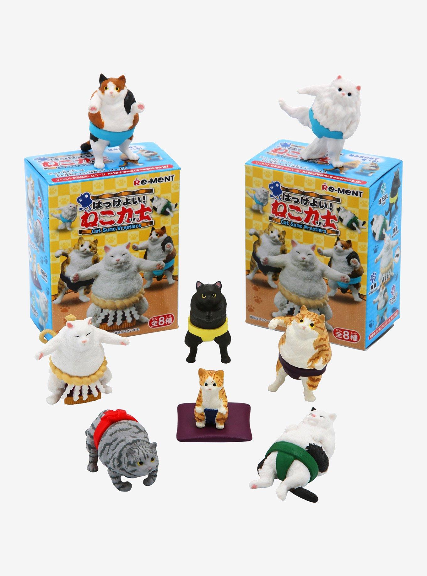 Re-Ment Sumo Cat Blind Box Figure, , hi-res