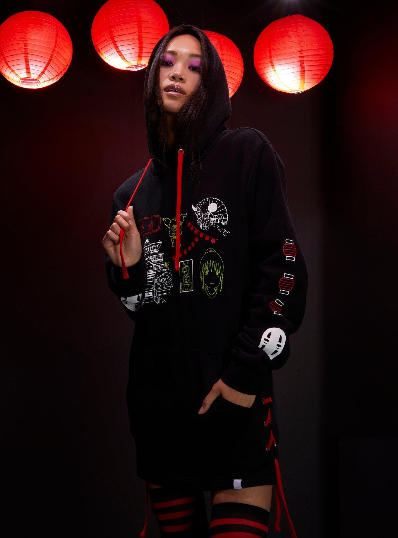 Studio Ghibli Spirited Away Icons Hoodie, MULTI, hi-res