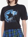 Marvel The Falcon And The Winter Soldier Bucky Barnes ID Girls T-Shirt, BLUE, hi-res