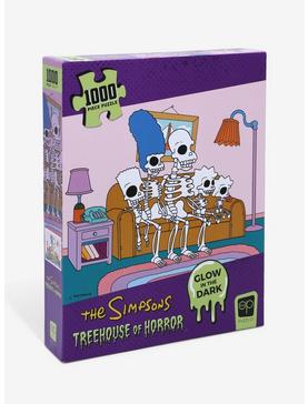 The Simpsons Treehouse of Horror Couch Gag Glow-in-the-Dark 1000-Piece Puzzle - BoxLunch Exclusive, , hi-res