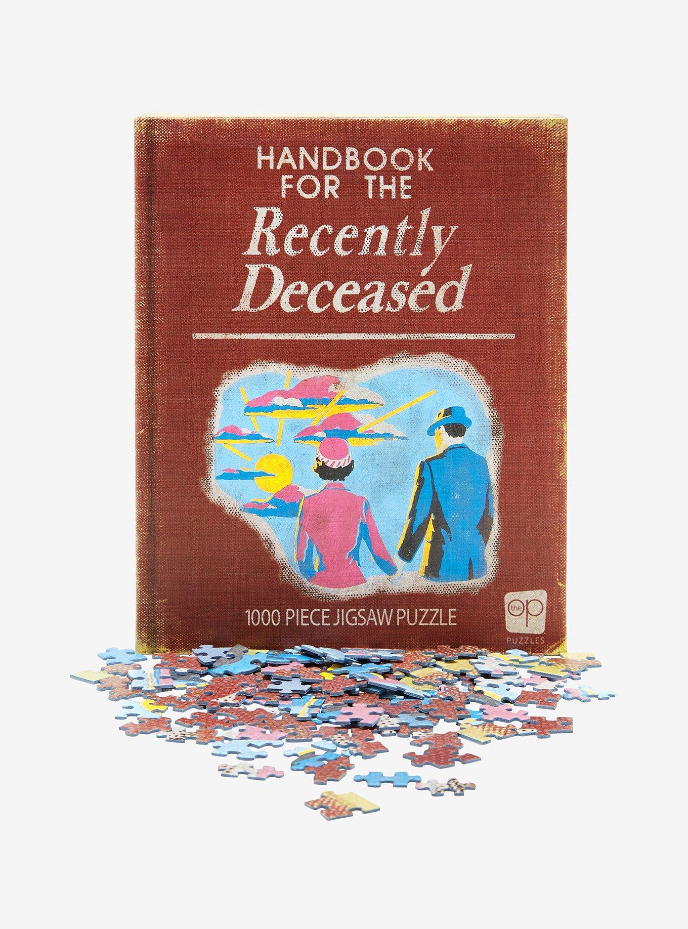 Beetlejuice Handbook For The Recently Deceased 1000 Piece Puzzle BoxLunch