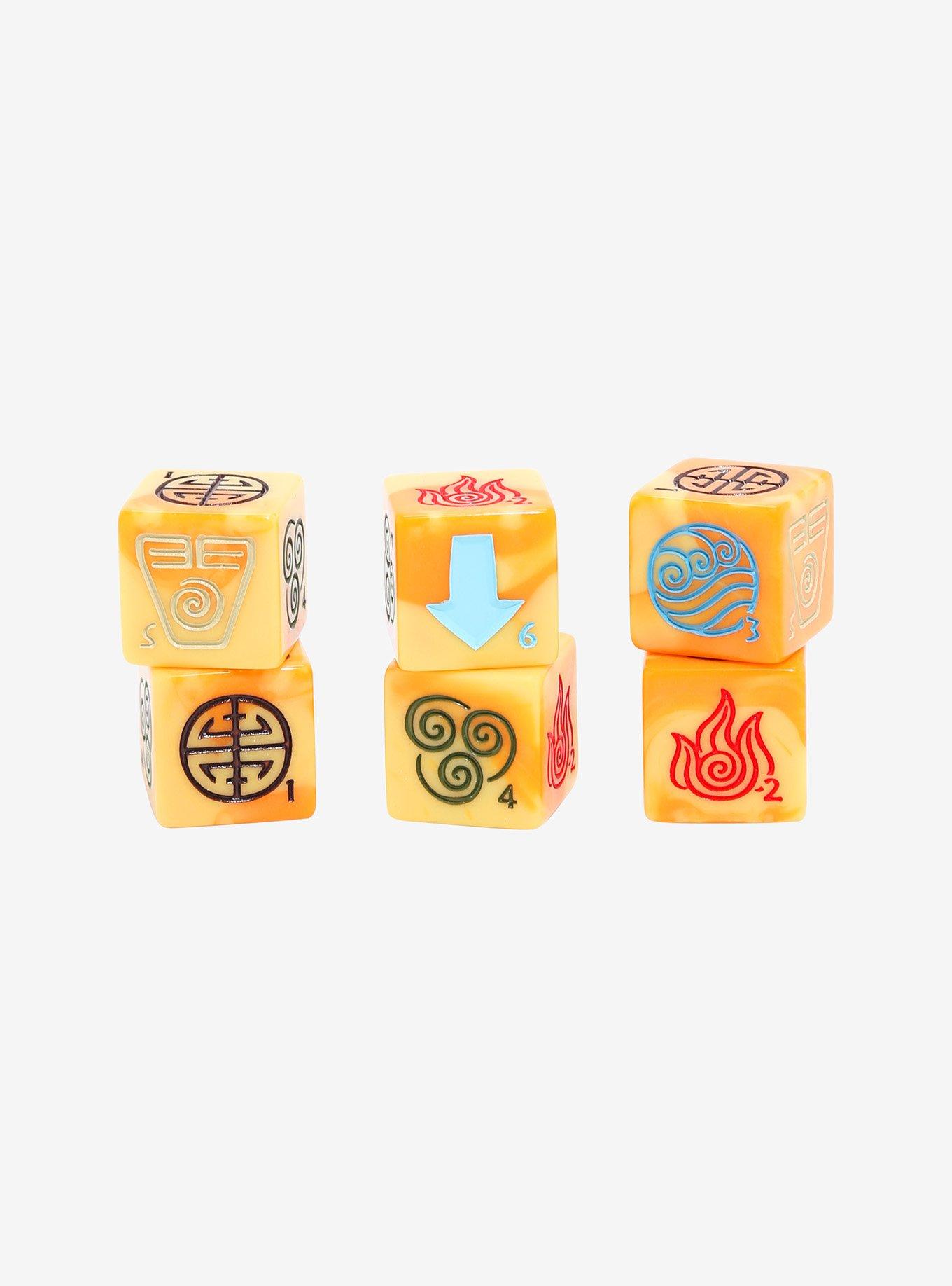 Avatar: The Last Airbender Bending Arts Symbols Premium Dice Set - BoxLunch Exclusive, , hi-res