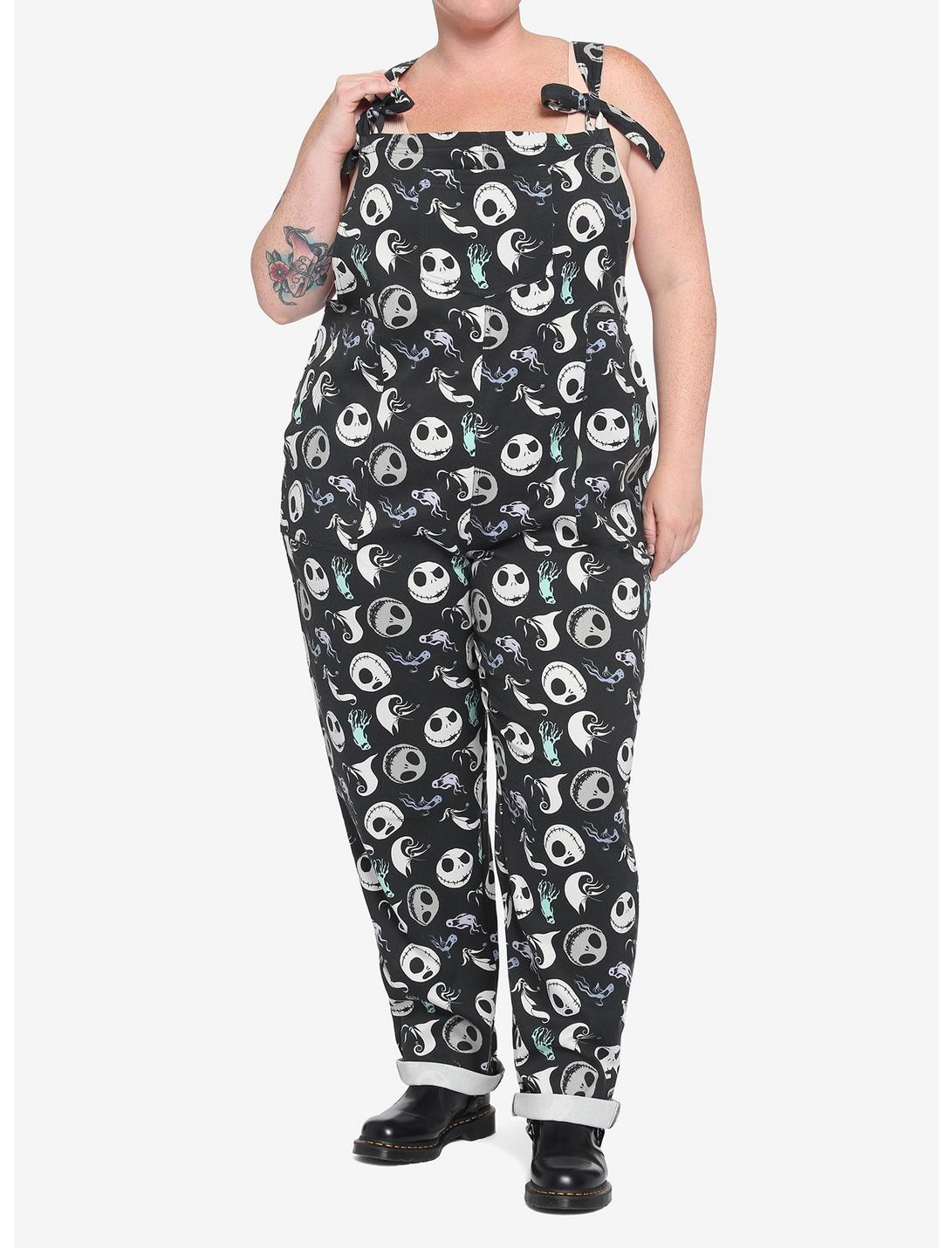 The Nightmare Before Christmas Jack & Zero Soft Overalls Plus Size, MULTI, hi-res
