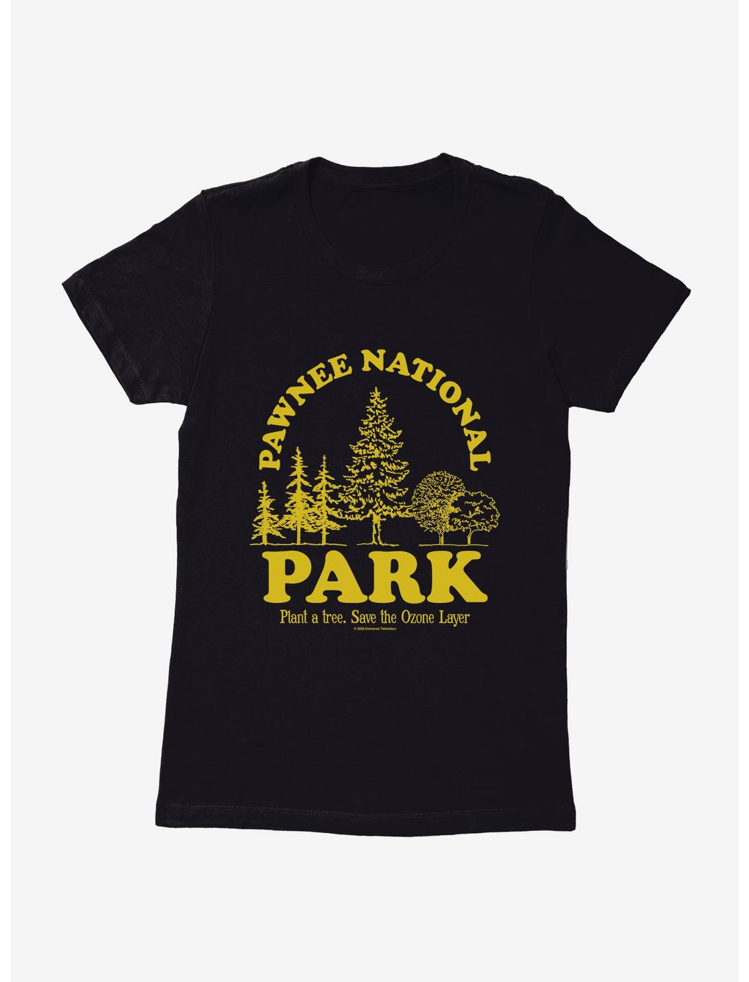 Parks And Recreation Pawnee National Park Womens T-Shirt, BLACK, hi-res