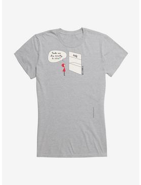 Nina And Other Little Things FAQ Girls T-Shirt, HEATHER GREY, hi-res