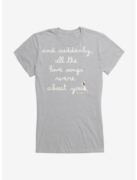 Nina And Other Little Things Love Songs Girls T-Shirt, HEATHER GREY, hi-res