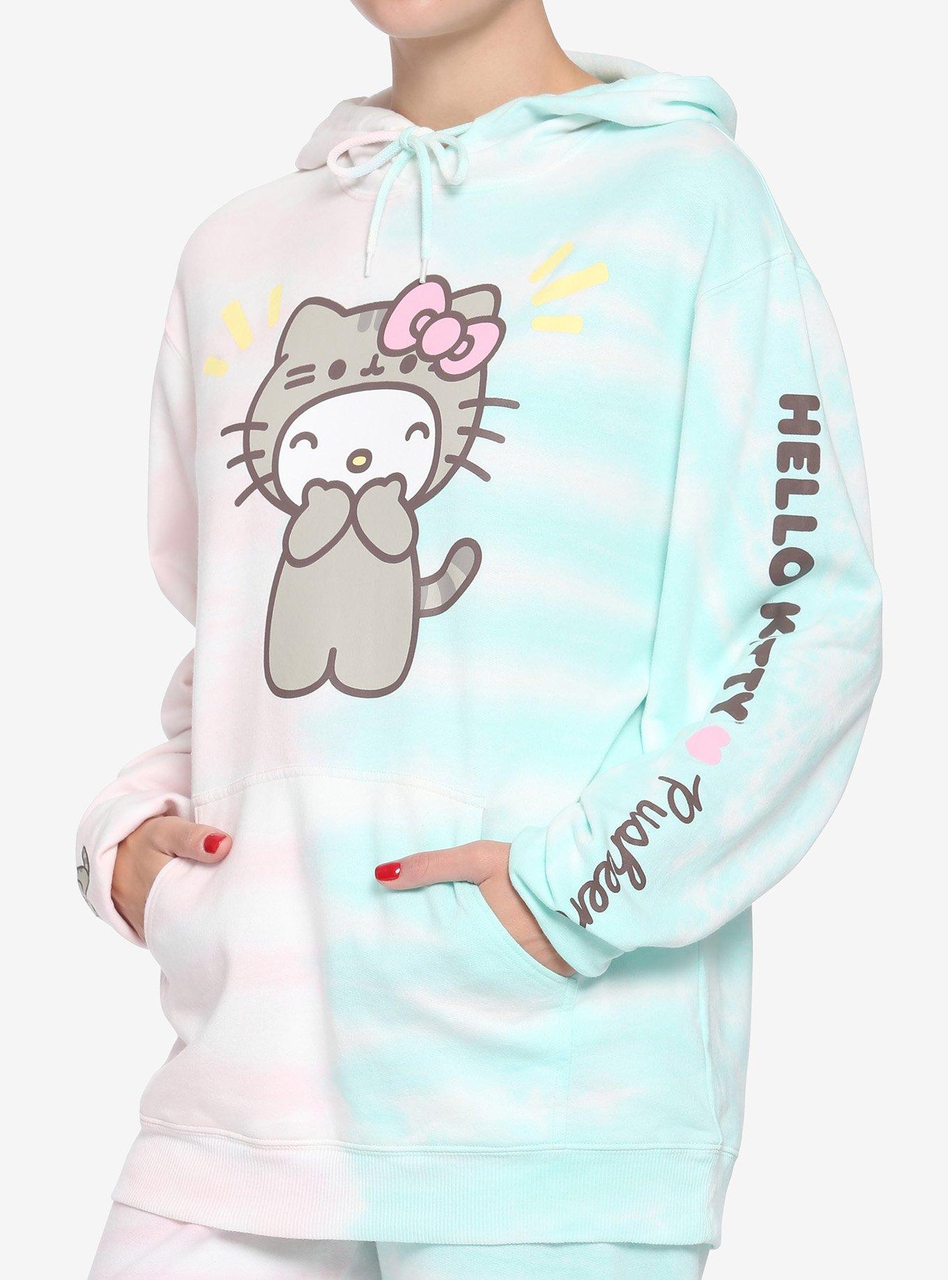 Hypland x Hello Kitty Balloons Blue Tie Dye Hoodie