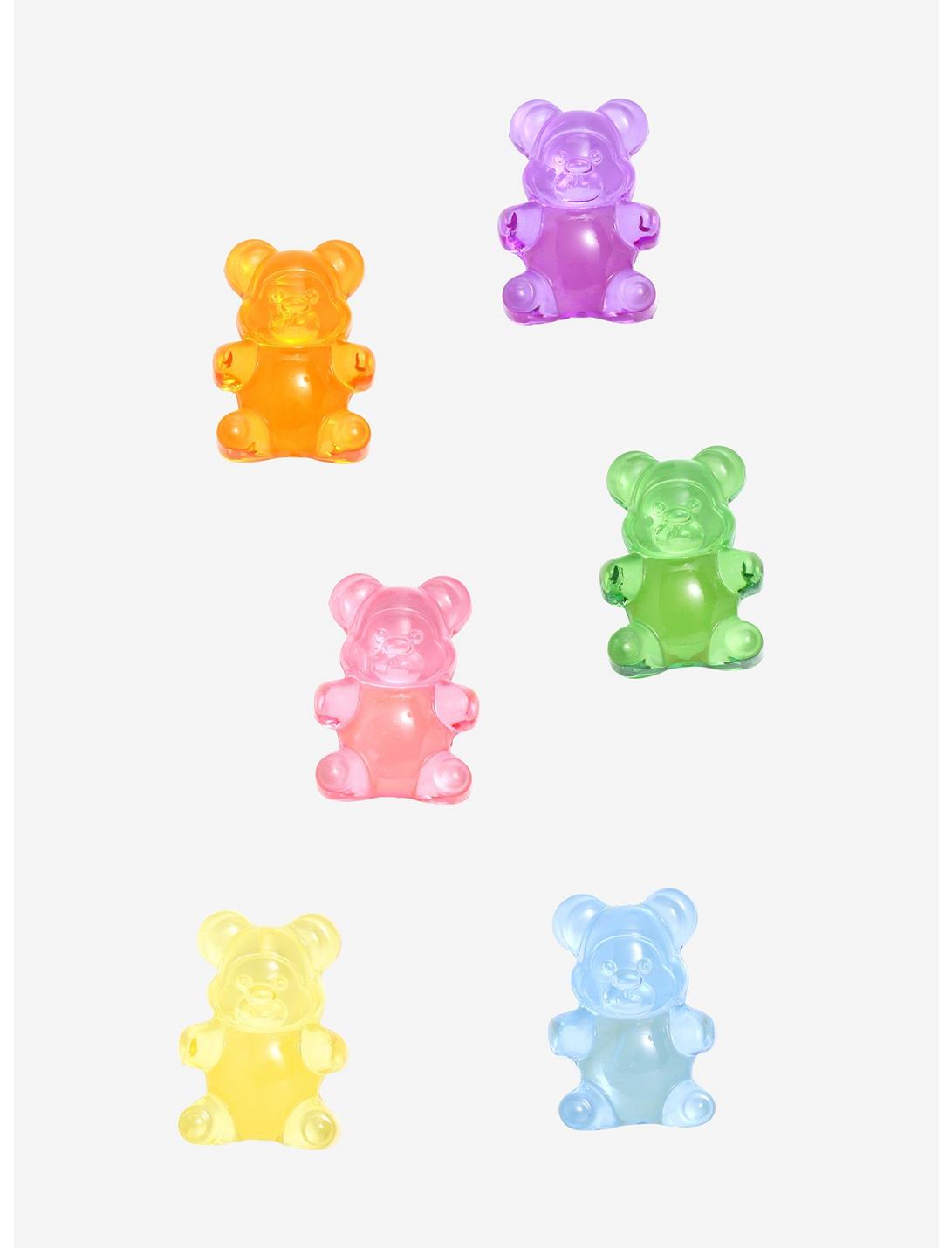 Rainbow Candy Bear Clog Charm Set, , hi-res