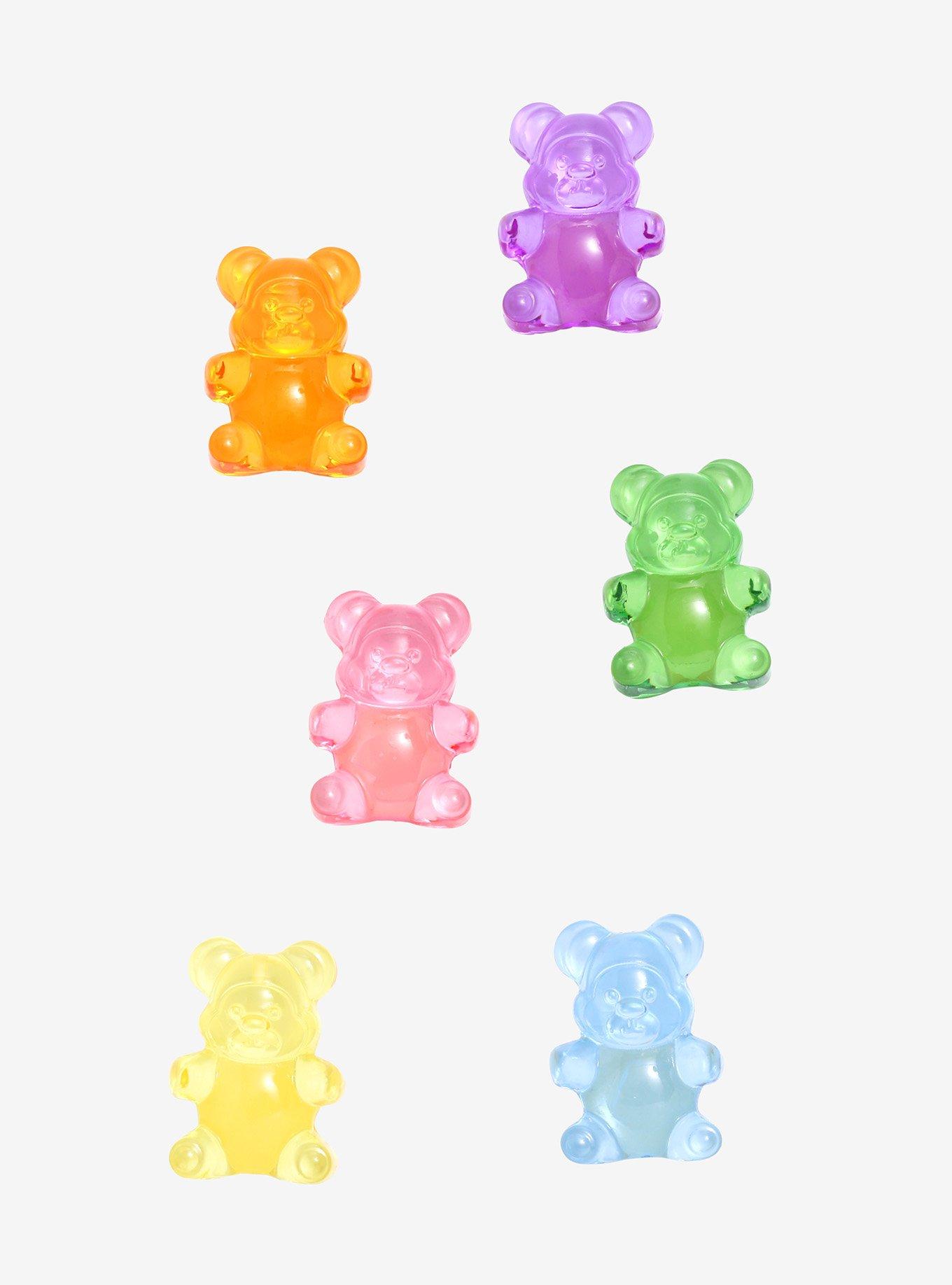 Rainbow Candy Bear Clog Charm Set, , hi-res