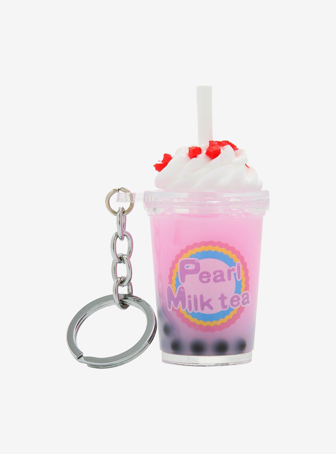 Whipped Cream Sprinkle Boba Floating Assorted Blind Key Chain, , hi-res