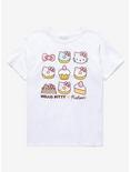 Hello Kitty X Pusheen Sweet Snacks Boyfriend Fit Girls T-Shirt, MULTI, hi-res
