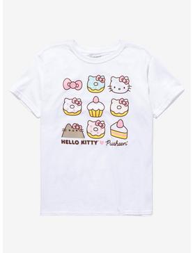 Hello Kitty X Pusheen Sweet Snacks Boyfriend Fit Girls T-Shirt, , hi-res